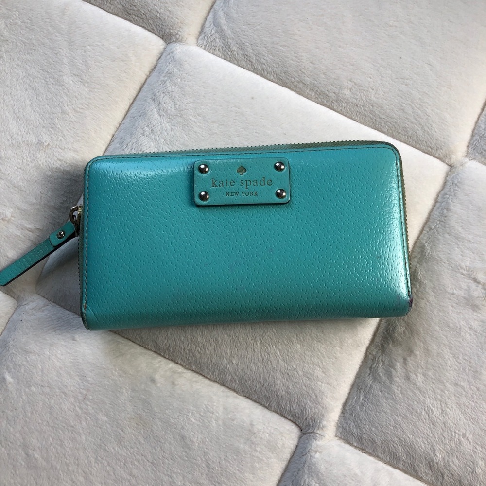 Kate spade zip around wallet.